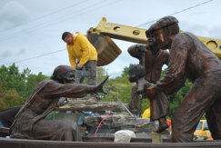 Freedom Crossing Monument - Installation and Re-enactment- Lewiston New York