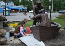 Freedom Crossing Monument - Installation and Re-enactment- Lewiston New York