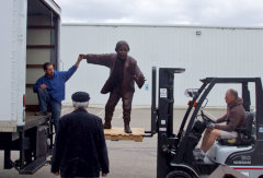 Freedom Crossing Monument - Installation and Re-enactment- Lewiston New York