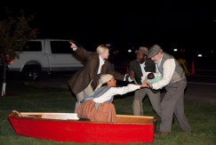 Freedom Crossing Monument - Installation and Re-enactment- Lewiston New York