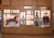 Grand Island Visitor Center- Interior Display from Freedom Crossing Monument