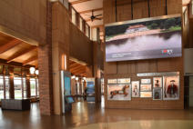 Grand Island Visitor Center- Interior Display from Freedom Crossing Monument